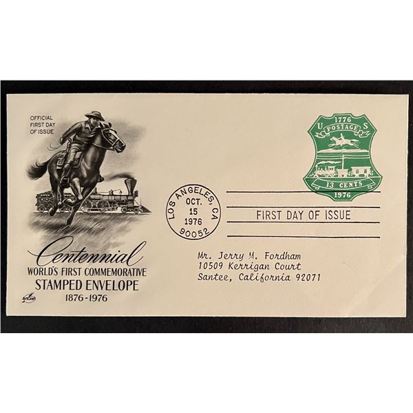 Centennial Commemorative First Day Cover