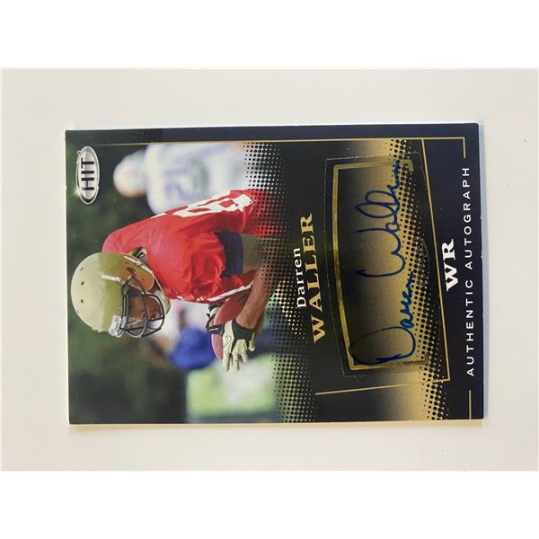 Darren Waller signed autograph card