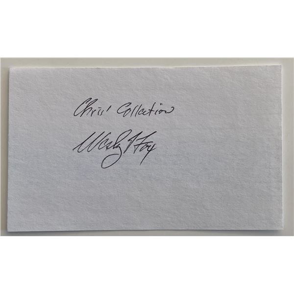 Wesley L. Fox original signature