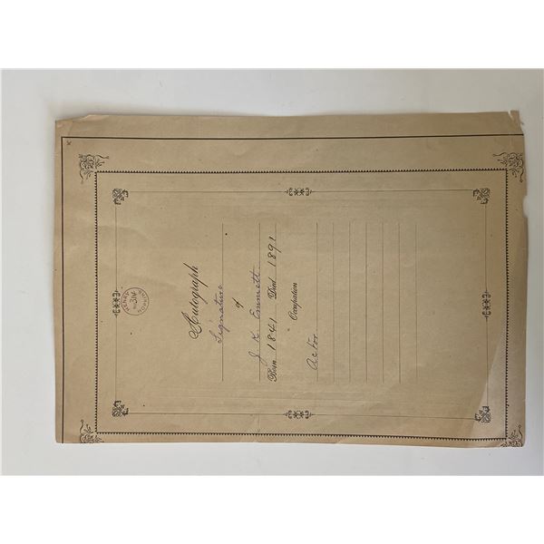J.K. Emmett signed document