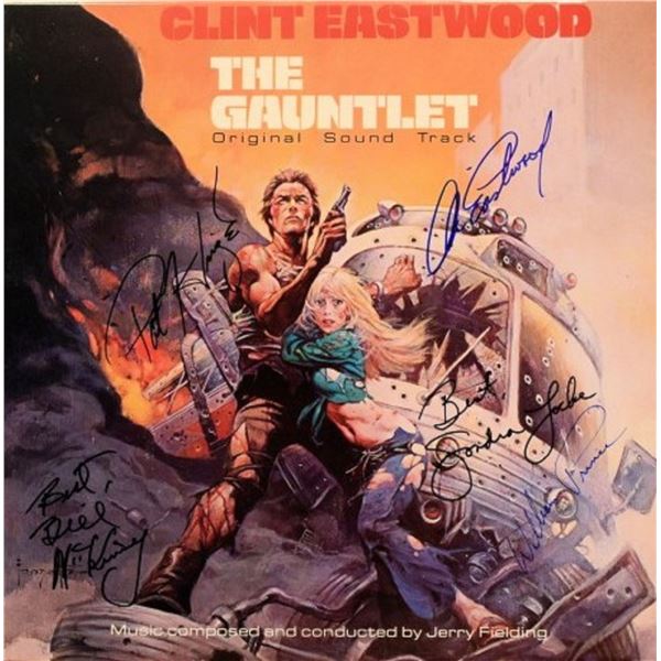 Clint Eastwood The Gauntlet signed soundtrack