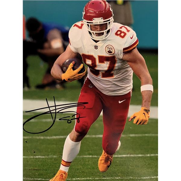 Kansas City Chiefs Travis Kelce signed photo