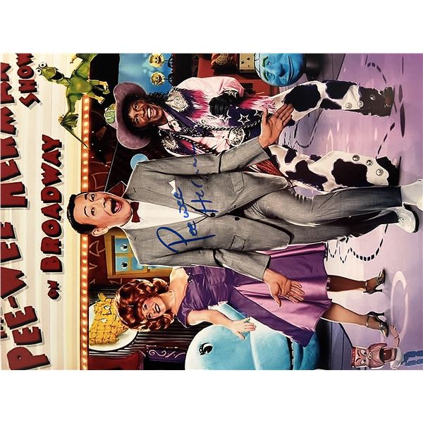 Pee-Wee Herman signed photo