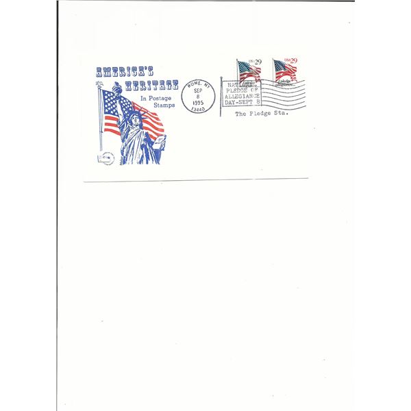 National Pledge of Allegiance Day - First Day Cover - Rome, N.Y. - 1995