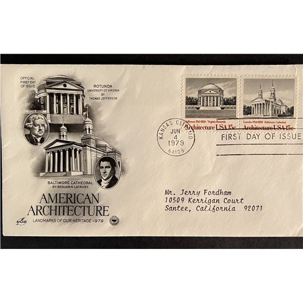 American Architecture First Day Cover