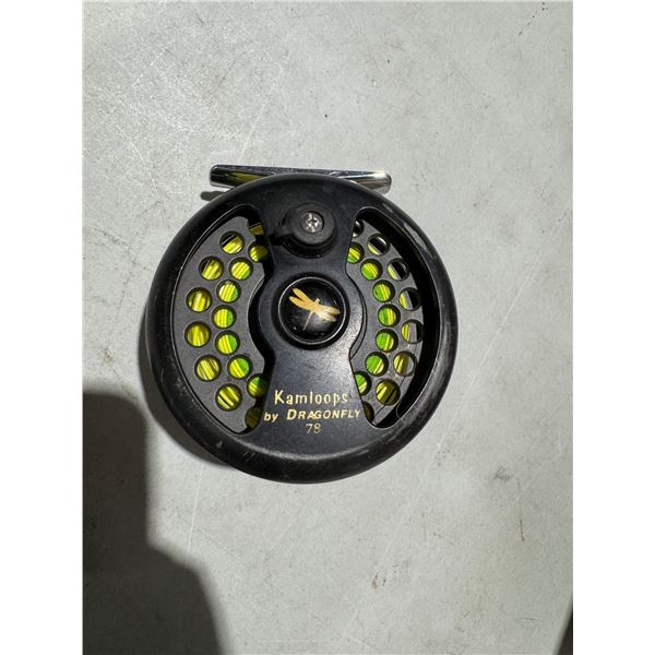 Dragonfly, fishing, reel, and line