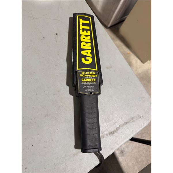 Garrett super scanner metal detector