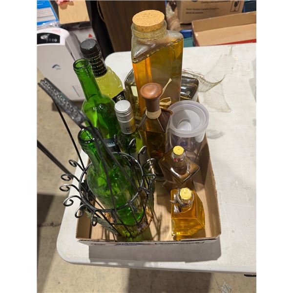 Bottles and contents