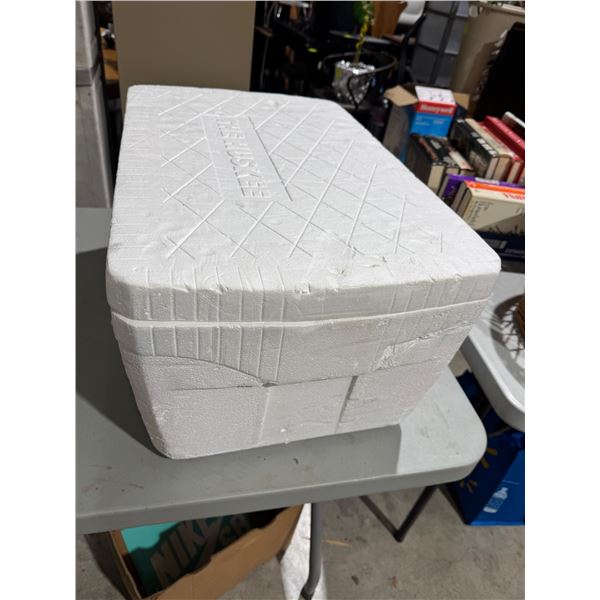 Styrofoam cooler