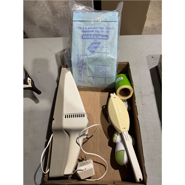 Assorted cleaning products, etc.