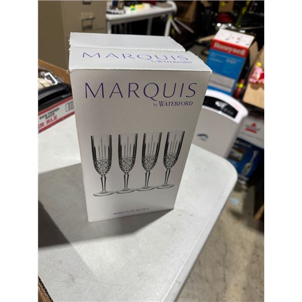 Marquee by Waterford Bradly flute set of four