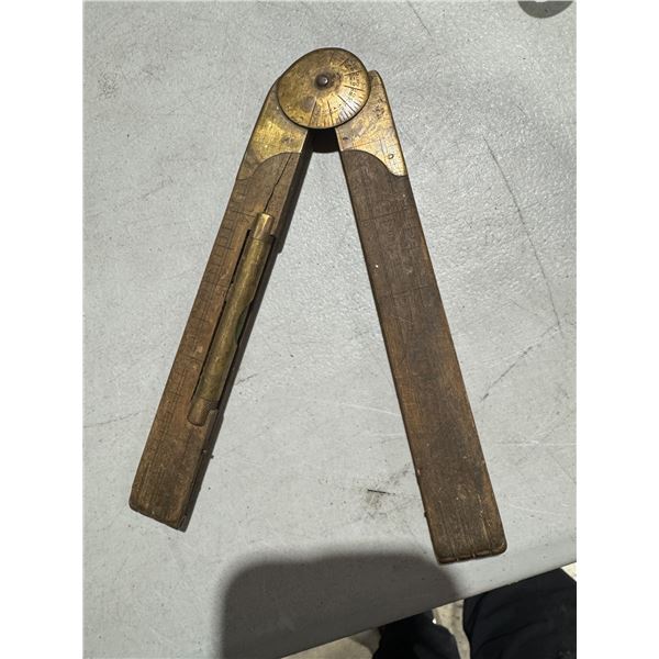 Measuring ruler level antique