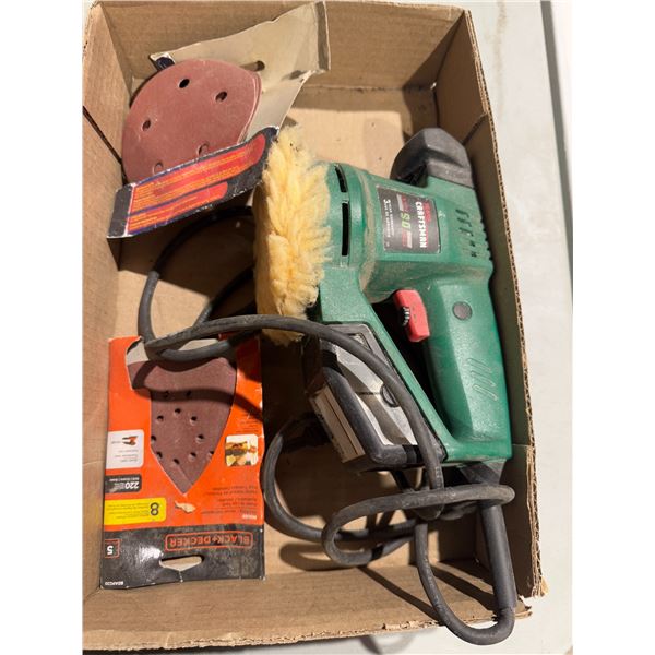 Craftsman tool and sandpaper