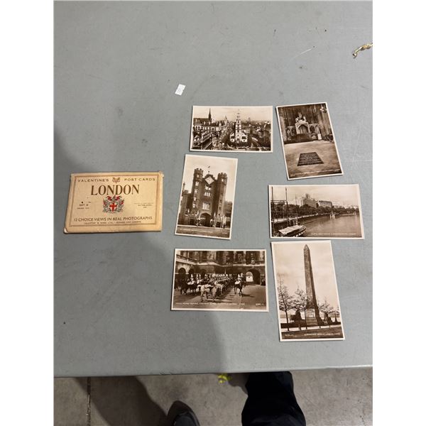 Valentines postcards, London