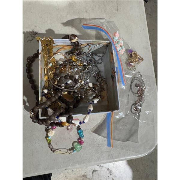 Assorted costume jewelry