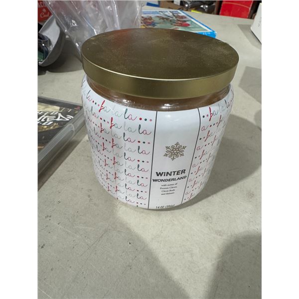 New winter wonderland candle