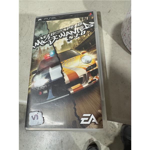 PS P need for speed game