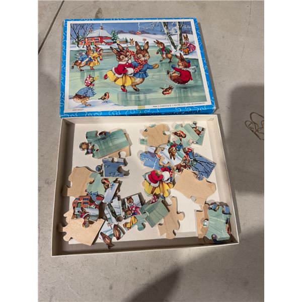 Wooden puzzle made in England