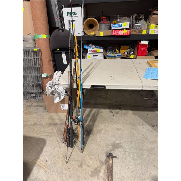 Lot of fishing rods