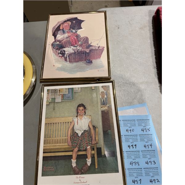 Norman Rockwell wall hangings