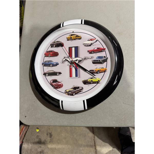 Mustang clock