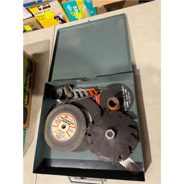 Blades and grinding wheels