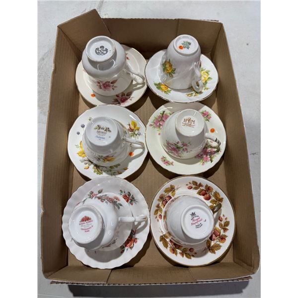 Tea, cups, and saucers