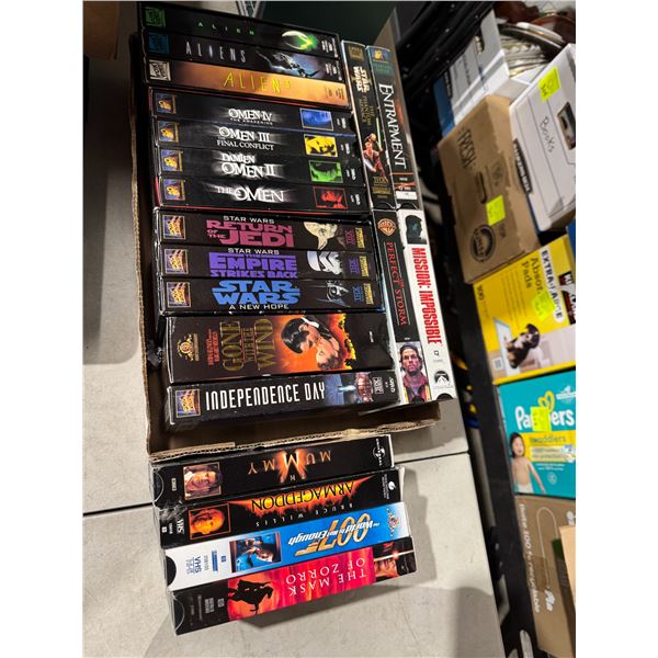 VHS tapes