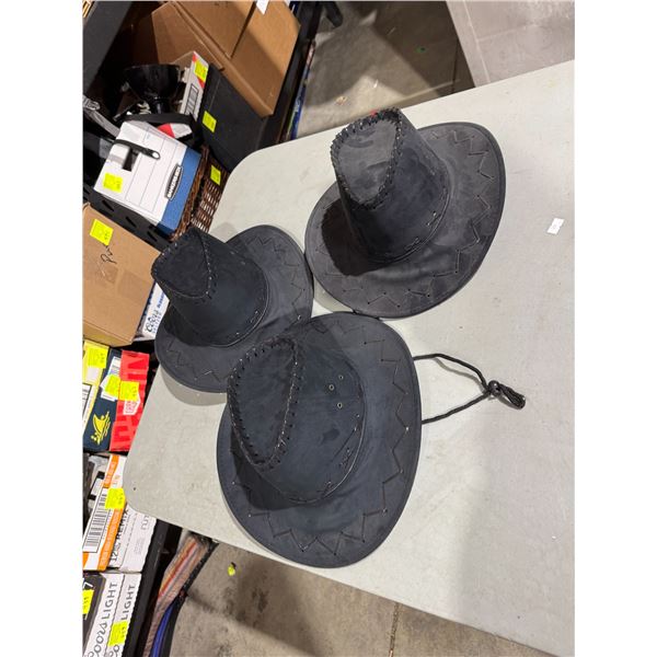 3 hats