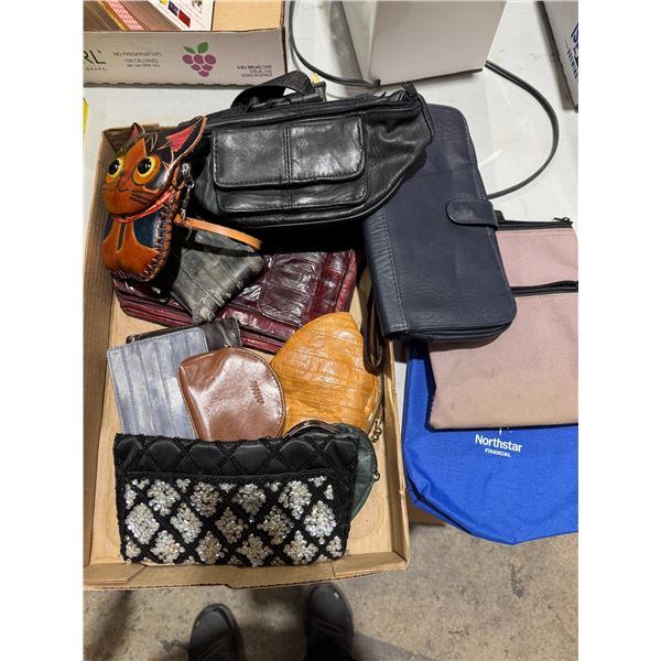 Fanny packs and wallets, etc.