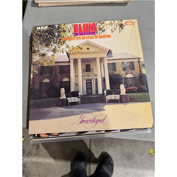 Elvis recorded live on stage in Memphis record