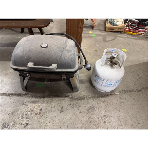 Propane, portable barbecue with tank
