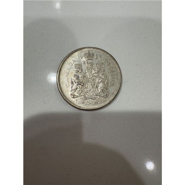 1964 Canada Silver .50 cents