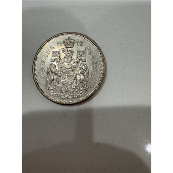 1962 Canada Silver 50 cents