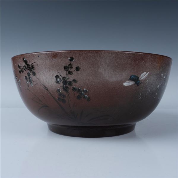 Rookwood Pottery by Fry Flower and Fly Bowl 70