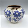 Image 3 : Rookwood Pottery by Barrett Blue Floral Vase 390