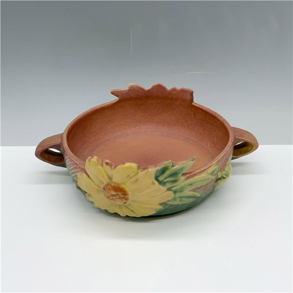 Roseville Pottery Peony Coral Pink Bowl
