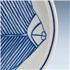 Image 2 : Large Blue and White Fish Ceramic Plate