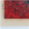 Image 6 : Original Japanese Abstracted Color Woodcut on Paper, Signed