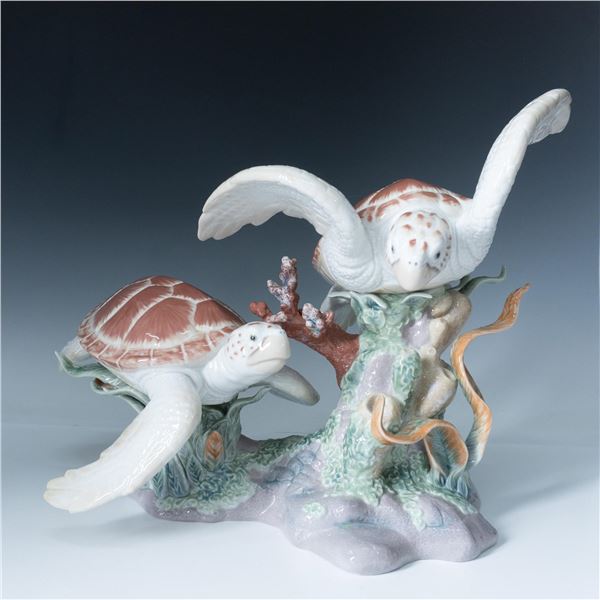 Lladro Porcelain Figurine, Set Turtles 1006953