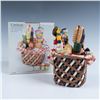 Image 5 : 4pc Spreader Set with Base, Picnic Basket