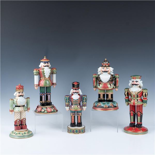 5pc Fitz & Floyd Nutcracker Figurines
