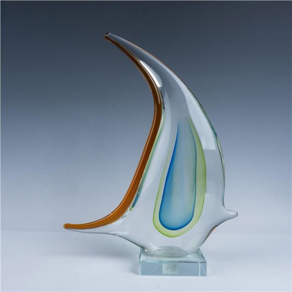 GCA Art Glass Fish Sculpture