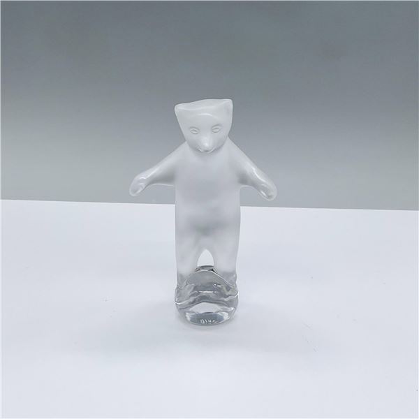 Sevres Cristal Figurine, Standing Bear