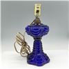 Image 1 : Cobalt Blue Coolidge Drape Table Lamp