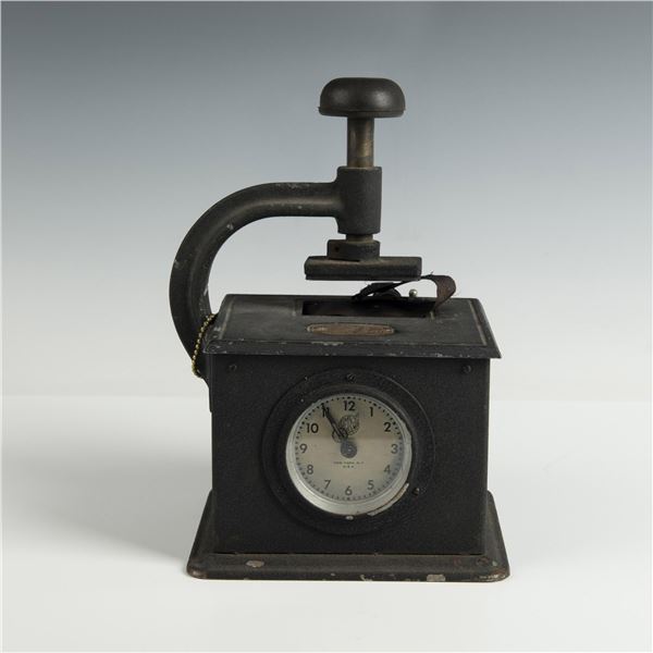 Antique Ajax Time Stamp Co. Clock Machine