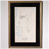 Image 1 : Jean Cocteau (Attr.) Color Drawing on Arches Paper, Signed