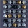 Image 2 : Original Z Gallerie Wall Decor Framed Metallic Cubic Array