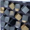 Image 3 : Original Z Gallerie Wall Decor Framed Metallic Cubic Array