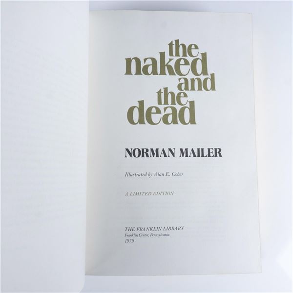 Norman Mailer Signed, Ltd. Ed. Book, Naked & Dead